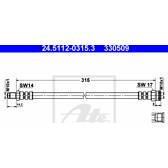 Tubo flexible de frenos ATE - 24.5112-0315.3