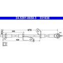 Tubo flexible de frenos ATE - 24.5281-0658.3