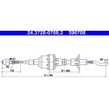 Vajer, koppling ATE - 24.3728-0708.2