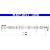 Vajer, parkeringsbroms ATE - 24.3727-0006.2