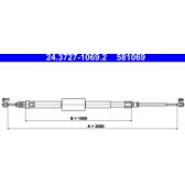 Vajer, parkeringsbroms ATE - 24.3727-1069.2