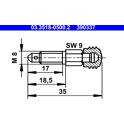 Ventilationsskruv /-ventil ATE - 03.3518-0500.2