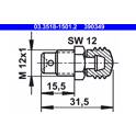 Ventilationsskruv /-ventil ATE - 03.3518-1501.2