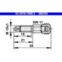 Ventilationsskruv /-ventil ATE - 03.3518-1900.2