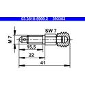 Ventilationsskruv /-ventil ATE - 03.3518-5900.2
