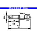 Ventilationsskruv /-ventil ATE - 03.3518-6100.2