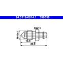 Ventilationsskruv /-ventil ATE - 24.3518-0014.1
