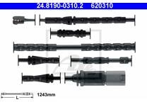 Warning Contact, brake pad wear