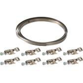 9 mm x 3 m Schlauchschelle 8 Köpfe AUTOBEST - 331111
