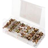 Coffret de 165 inserts filetés à sertir - M3 M4 M5 M6 AUTOBEST - 326391