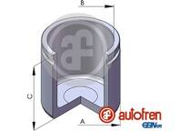 Piston, brake caliper
