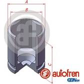Zuiger, remklauw AUTOFREN SEINSA - D025543