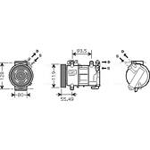 Compressor, airconditioning AVA QUALITY COOLING  - PEAK315