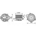 Electric Motor, interior blower AVA QUALITY COOLING  - AI8371