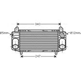 Charge Air Cooler AVA QUALITY COOLING  - AI4192