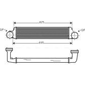 Charge Air Cooler AVA QUALITY COOLING  - BW4280