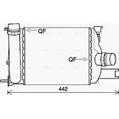Intercooler, charger AVA QUALITY COOLING  - DAA4013