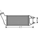 Intercooler, charger AVA QUALITY COOLING  - PEA4341