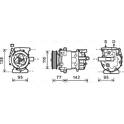 Compresseur climatisation AVA QUALITY COOLING  - FDAK470