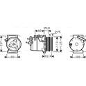 Compresseur climatisation AVA QUALITY COOLING  - FDK433