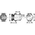 Compresseur climatisation AVA QUALITY COOLING  - RTAK369