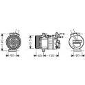 Compresseur climatisation AVA QUALITY COOLING  - RTAK486