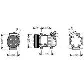 Compresseur climatisation AVA QUALITY COOLING  - RTK401