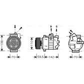 Compresseur climatisation AVA QUALITY COOLING  - VNAK220