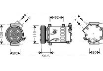Compressor air conditioning