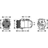 Compressor, air conditioning AVA QUALITY COOLING  - FDAK394