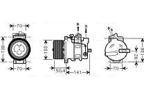 Compressor, air conditioning