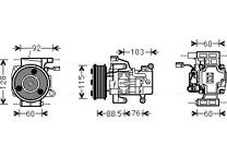 Compressor, air conditioning