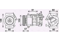 Compressor, air conditioning