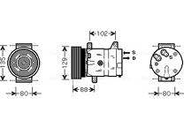 Compressor, air conditioning