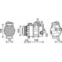 Compressor, air conditioning AVA QUALITY COOLING  - VNAK384