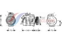Compressor, airconditioning
