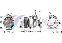 Compressor, airconditioning