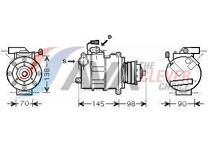 Compressor, airconditioning