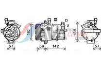 Compressor, airconditioning