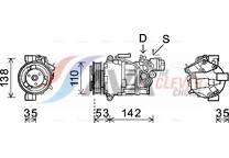Compressor, airconditioning