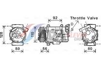 Compressor, airconditioning