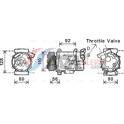 Compressor, airconditioning AVA QUALITY COOLING  - BWAK416