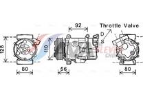 Compressor, airconditioning