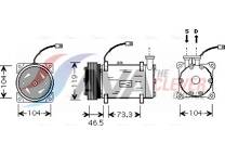 Compressor, airconditioning