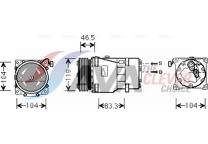 Compressor, airconditioning