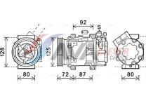 Compressor, airconditioning