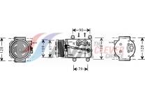 Compressor, airconditioning