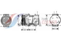 Compressor, airconditioning