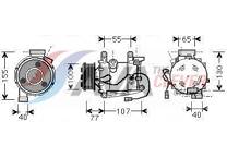 Compressor, airconditioning