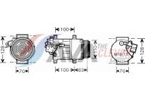 Compressor, airconditioning